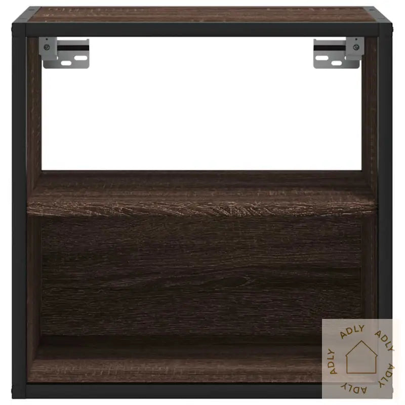 Veggmontert Nattbord Brun Eik 40X31X39,5 Cm