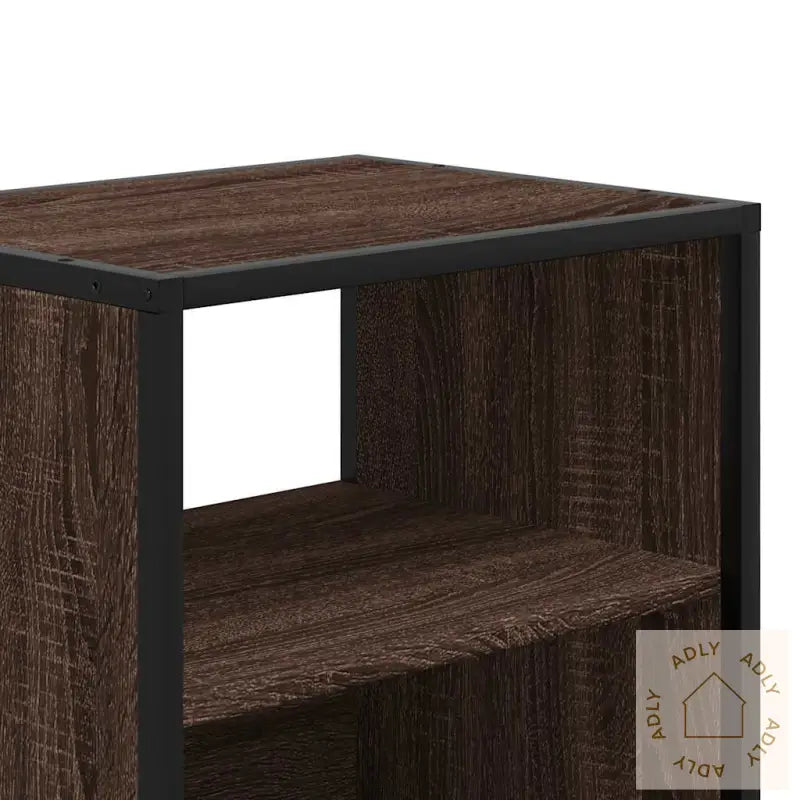 Veggmontert Nattbord Brun Eik 40X31X39,5 Cm
