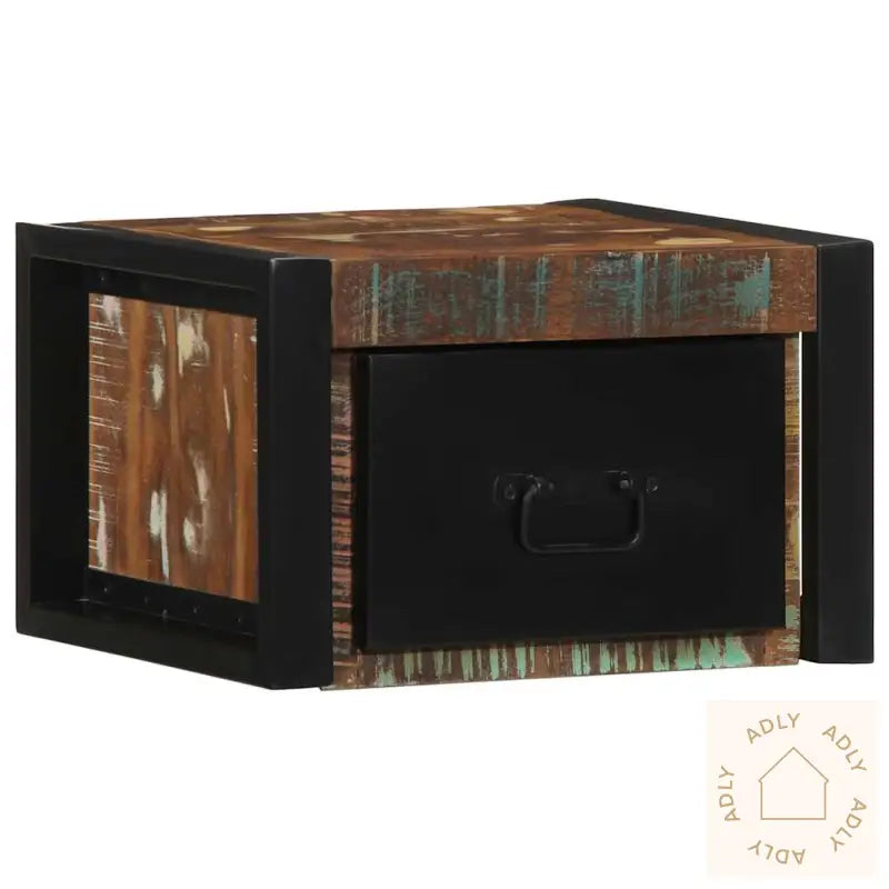 Nattbord 2 Stk Flerfarget 40X35X25 Cm Gjenvunnet Heltre