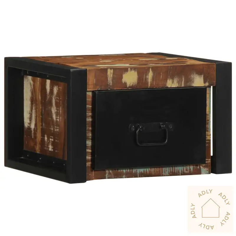 Nattbord 2 Stk Flerfarget 40X35X25 Cm Gjenvunnet Heltre