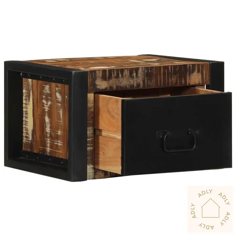 Nattbord 2 Stk Flerfarget 40X35X25 Cm Gjenvunnet Heltre