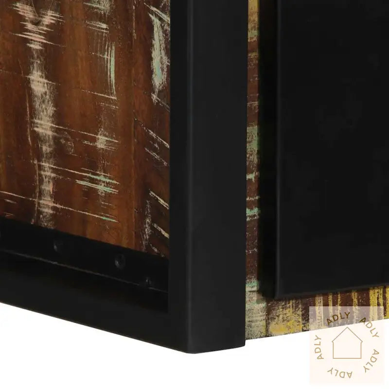 Nattbord 2 Stk Flerfarget 40X35X25 Cm Gjenvunnet Heltre