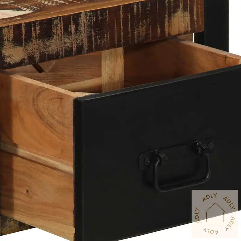 Nattbord 2 Stk Flerfarget 40X35X25 Cm Gjenvunnet Heltre