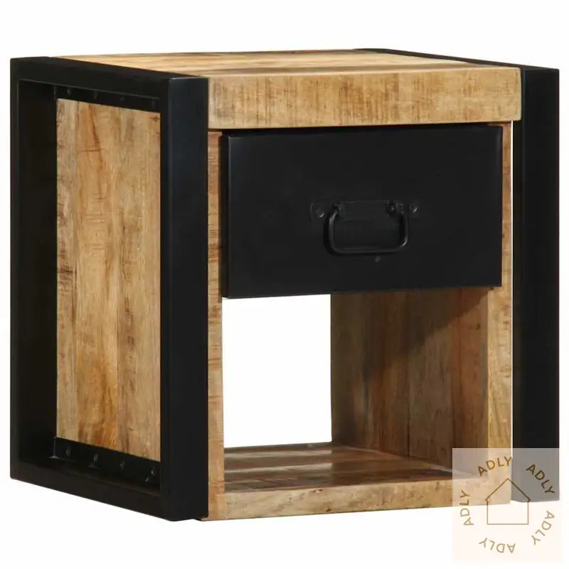 Nattbord 40X35X40 Cm Grovt Heltre Mangotre