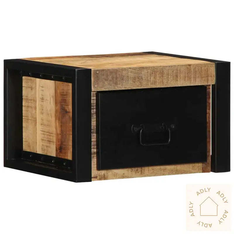 Nattbord 2 Stk 40X35X25 Cm Grovt Heltre Mangotre