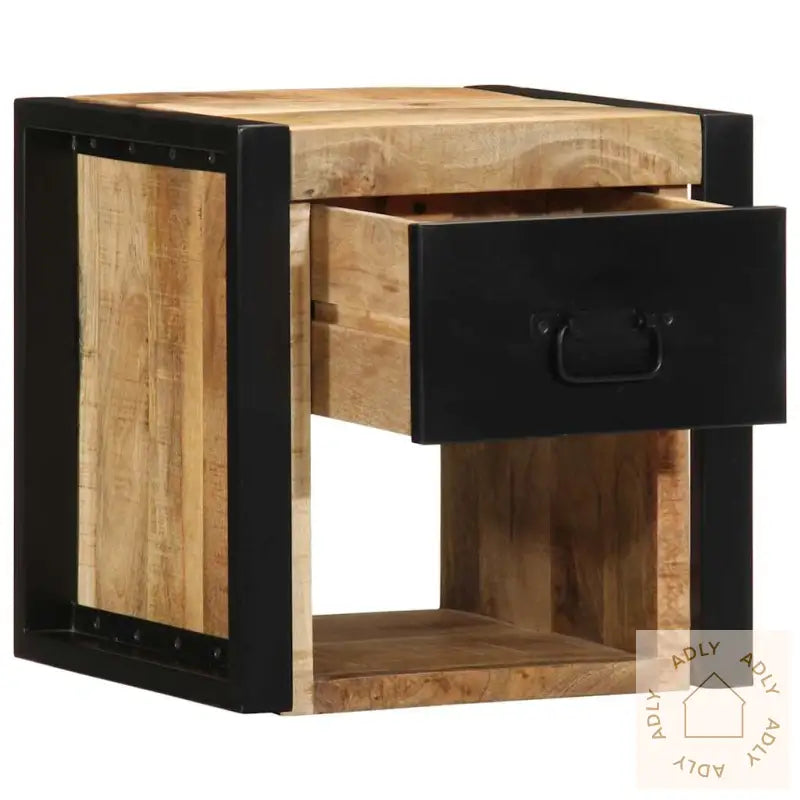 Nattskap 2 Stk 40X35X40 Cm Grovt Heltre Mangotre