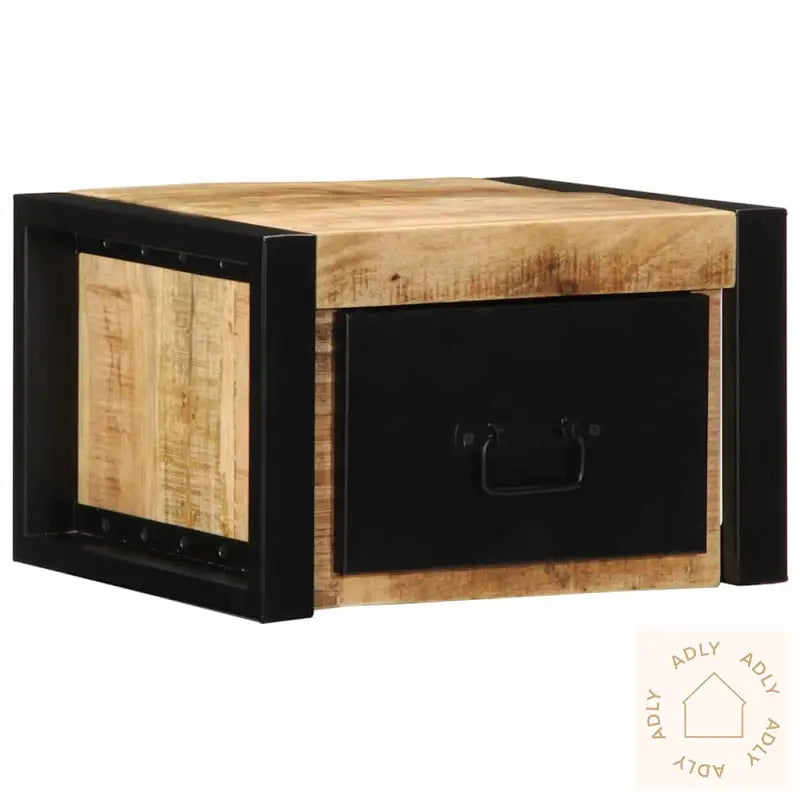 Nattbord 2 Stk 40X35X25 Cm Grovt Heltre Mangotre