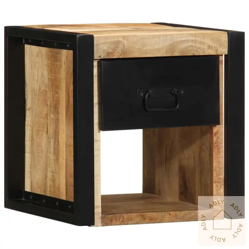 Nattbord 40X35X40 Cm Grovt Heltre Mangotre