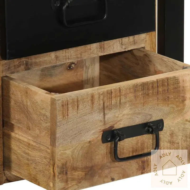 Nattskap 2 Stk 40X35X40 Cm Grovt Heltre Mangotre