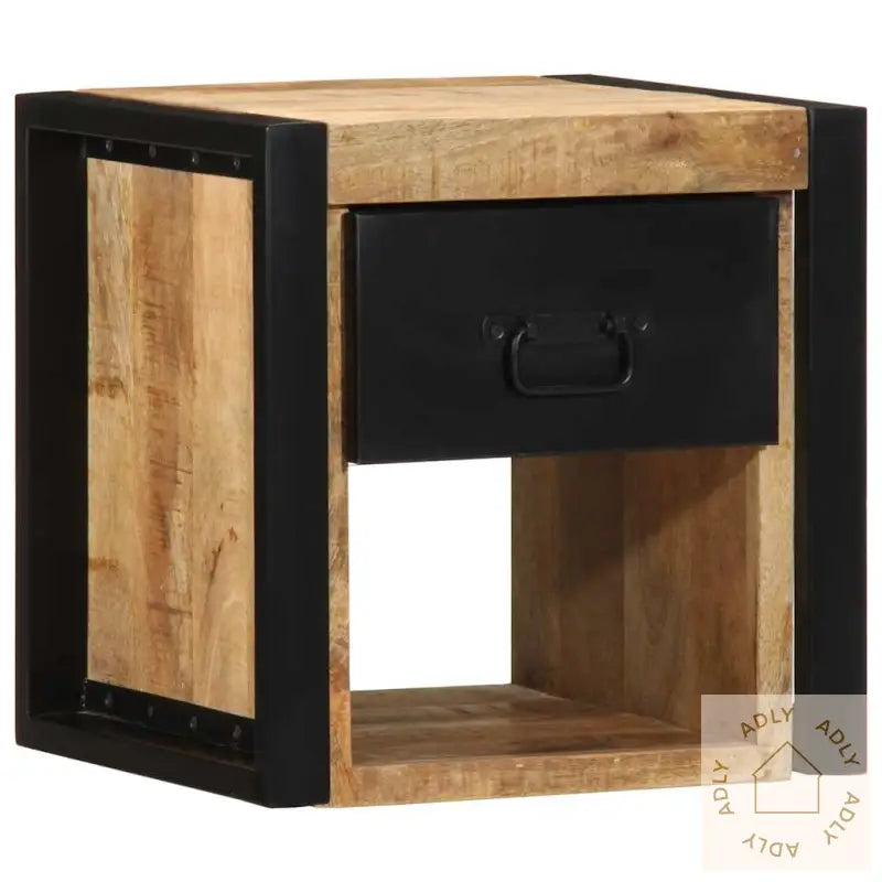 Nattbord 40X35X40 Cm Grovt Heltre Mangotre