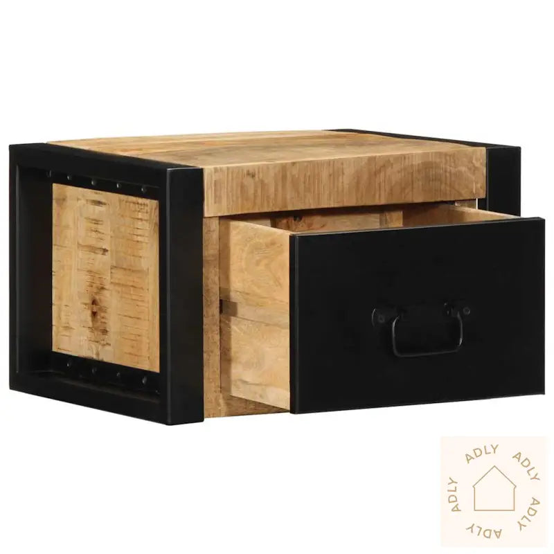 Nattbord 2 Stk 40X35X25 Cm Grovt Heltre Mangotre