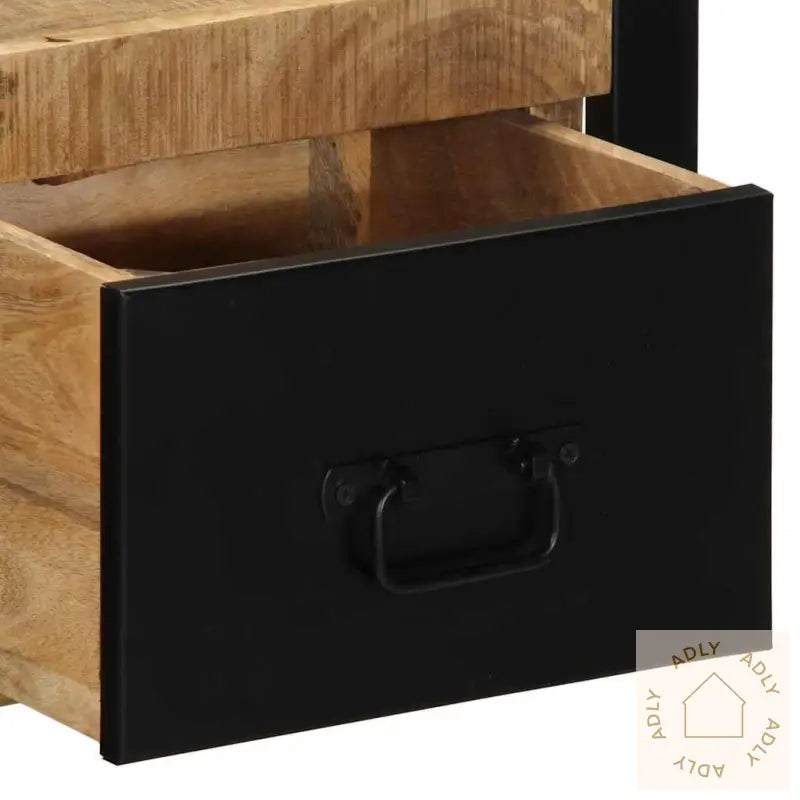 Nattbord 2 Stk 40X35X25 Cm Grovt Heltre Mangotre