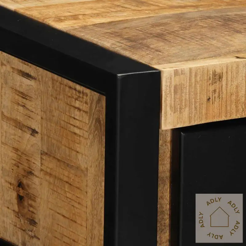 Nattbord 2 Stk 40X35X25 Cm Grovt Heltre Mangotre