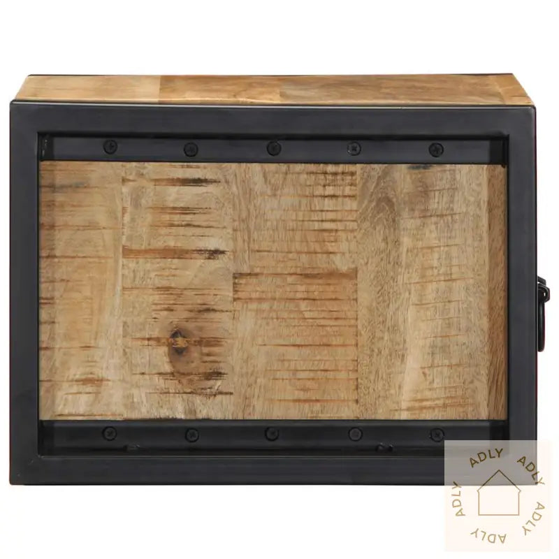 Nattbord 2 Stk 40X35X25 Cm Grovt Heltre Mangotre