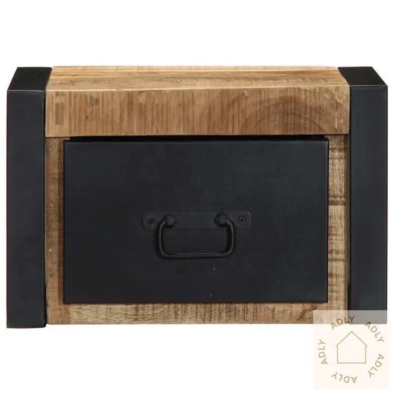 Nattbord 40X35X25 Cm Grovt Heltre Mangotre
