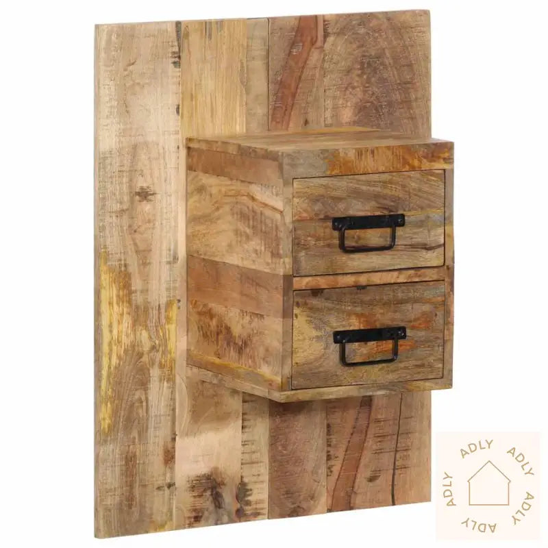 Nattbord 60X32X80 Cm Grovt Heltre Mangotre