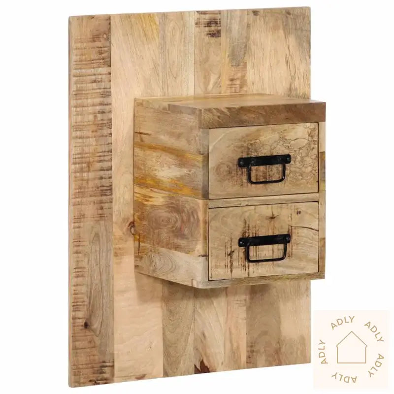 Nattbord 60X32X80 Cm Grovt Heltre Mangotre