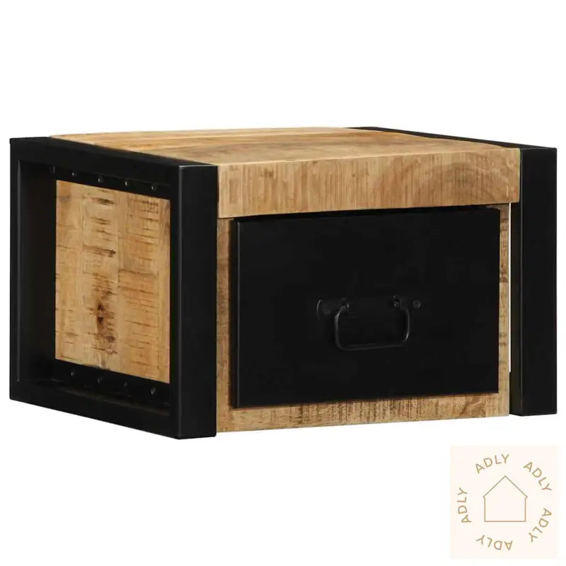 Nattbord 40X35X25 Cm Grovt Heltre Mangotre