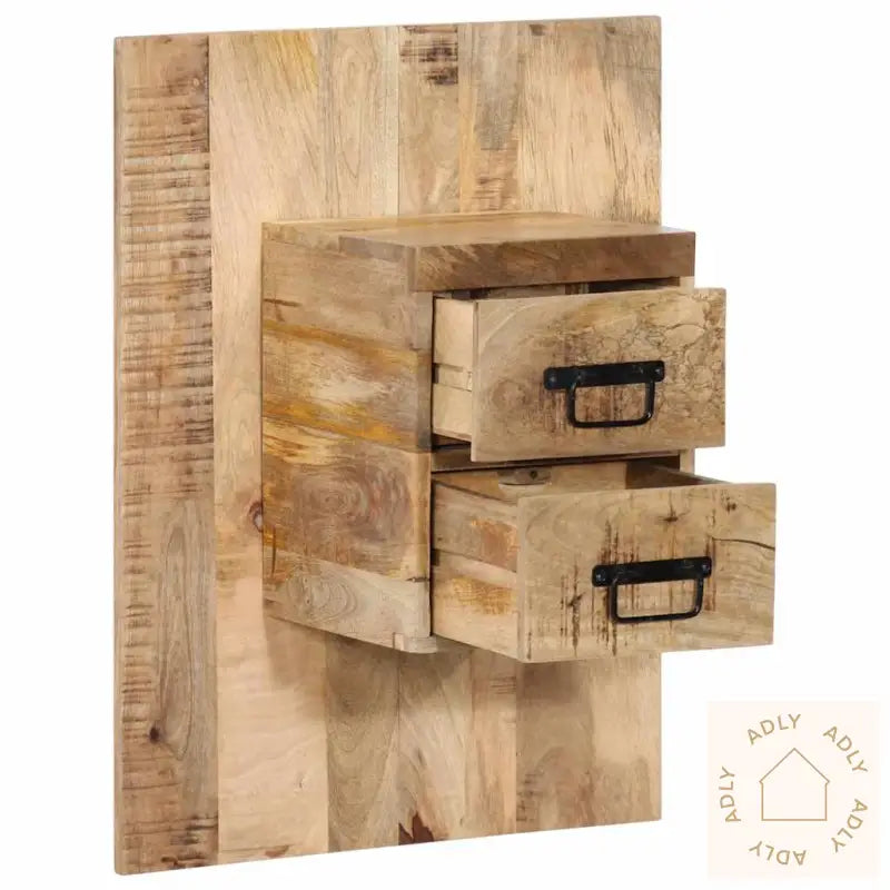 Nattbord 60X32X80 Cm Grovt Heltre Mangotre