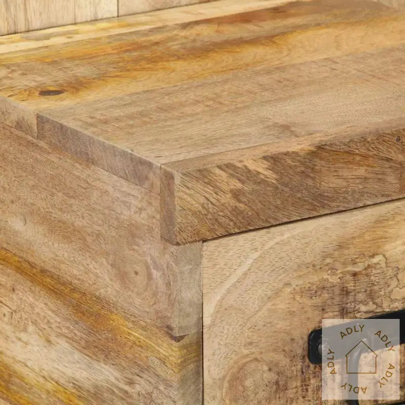 Nattbord 60X32X80 Cm Grovt Heltre Mangotre