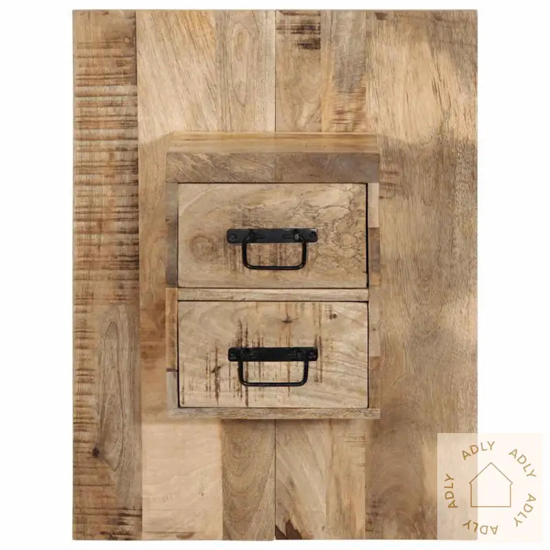 Nattbord 60X32X80 Cm Grovt Heltre Mangotre