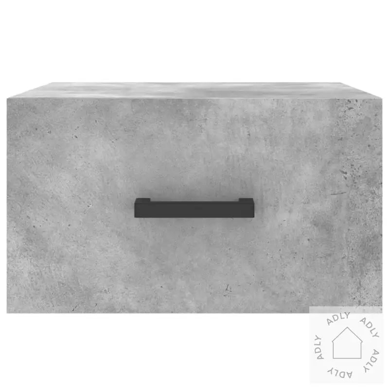 Veggmonterte Nattbord 2 Stk Betonggrå 35X35X20 Cm