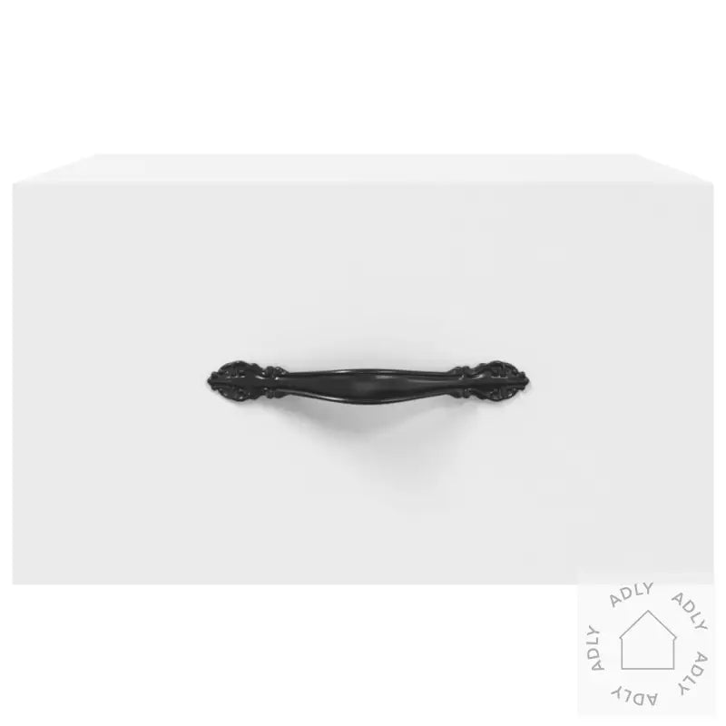 Veggmonterte Nattbord 2 Stk Hvit 35X35X20 Cm
