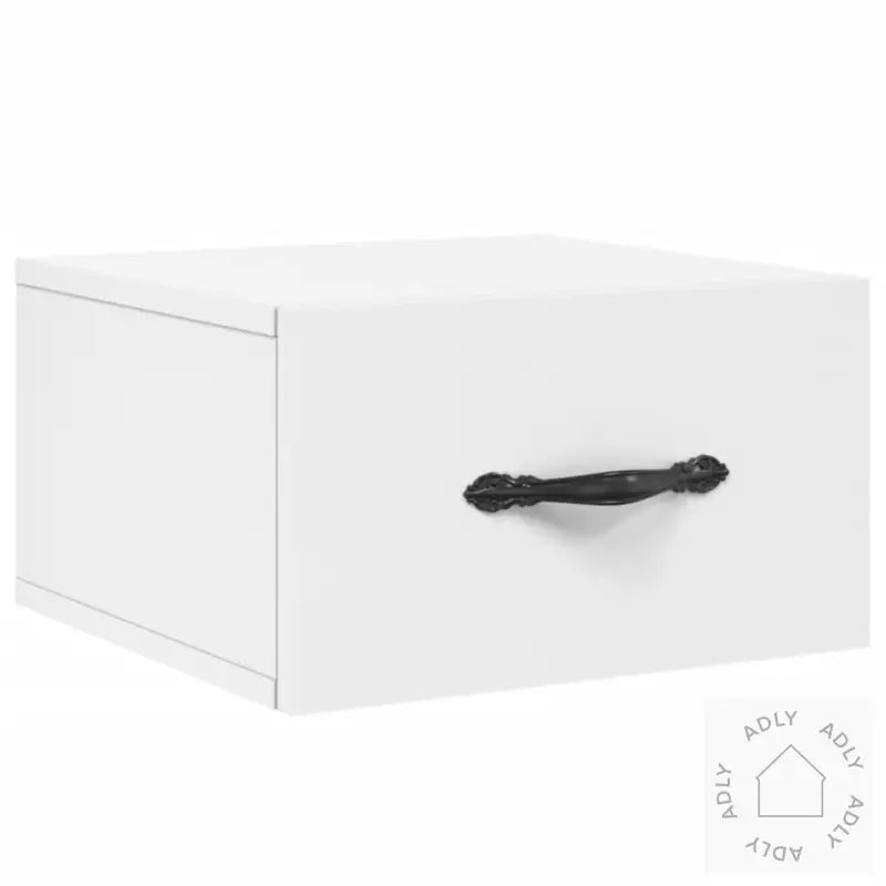 Veggmonterte Nattbord 2 Stk Hvit 35X35X20 Cm