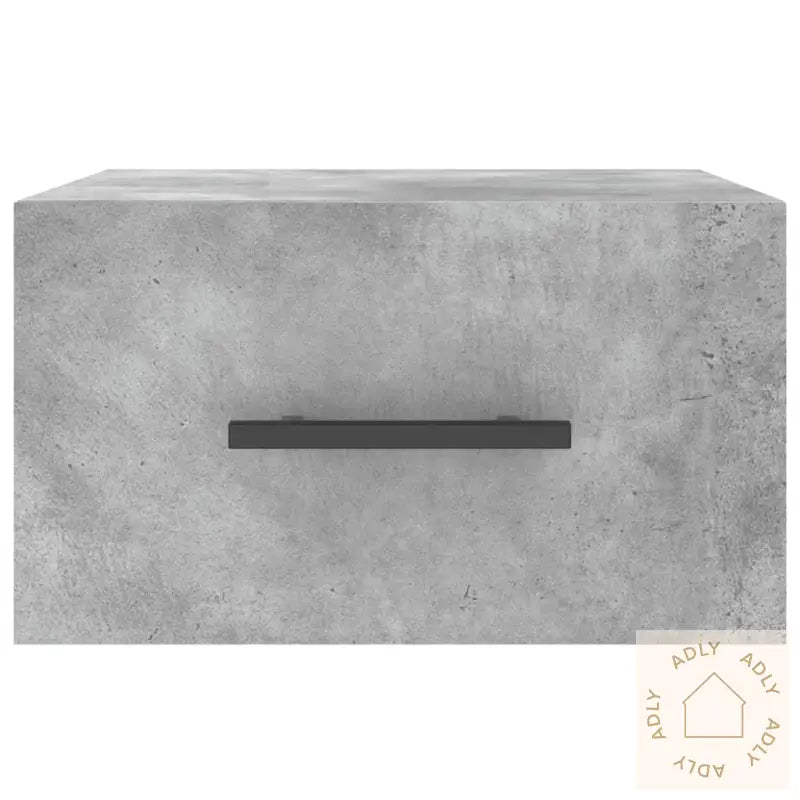Veggmonterte Nattbord 2 Stk Betonggrå 35X35X20 Cm