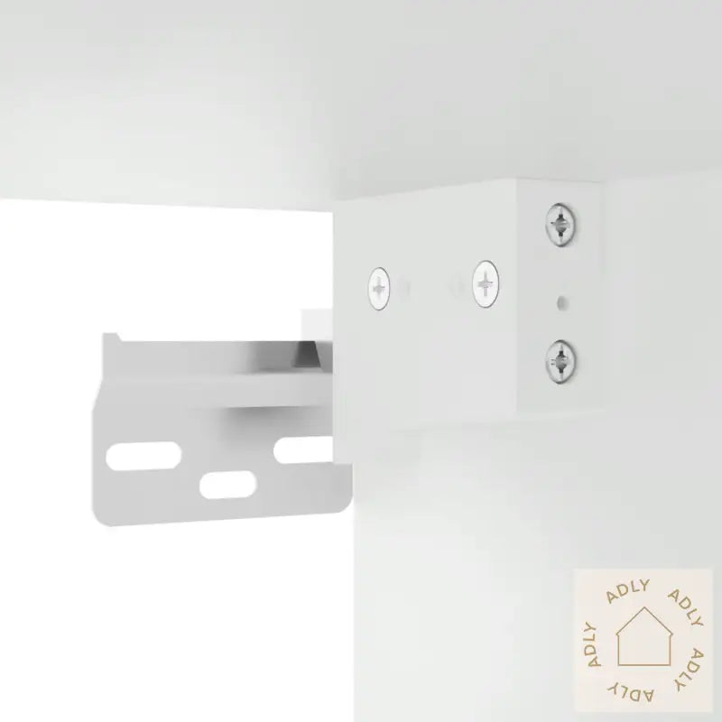 Veggmonterte Nattbord 2 Stk Hvit 35X35X20 Cm