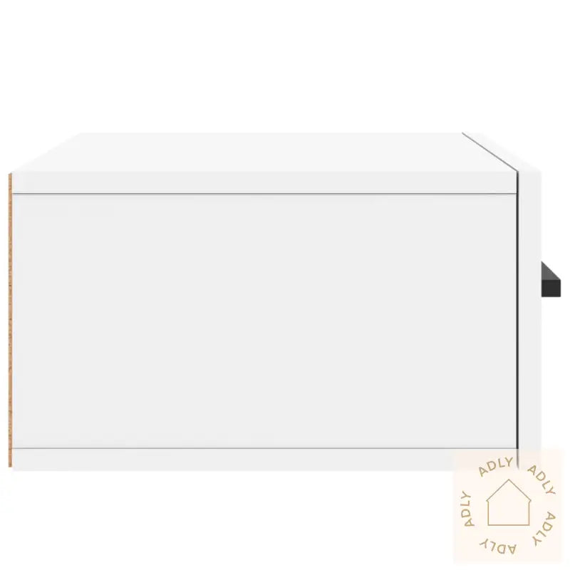 Veggmonterte Nattbord 2 Stk Hvit 35X35X20 Cm