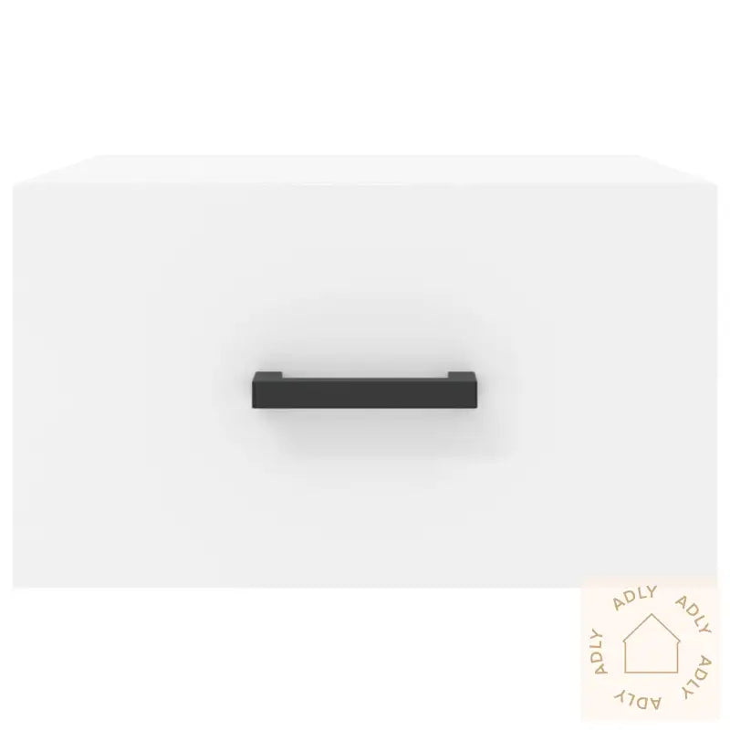 Veggmonterte Nattbord 2 Stk Hvit 35X35X20 Cm