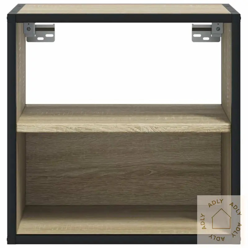 Veggmonterte Nattbord 2 Stk Sonoma Eik 40X31X39,5 Cm