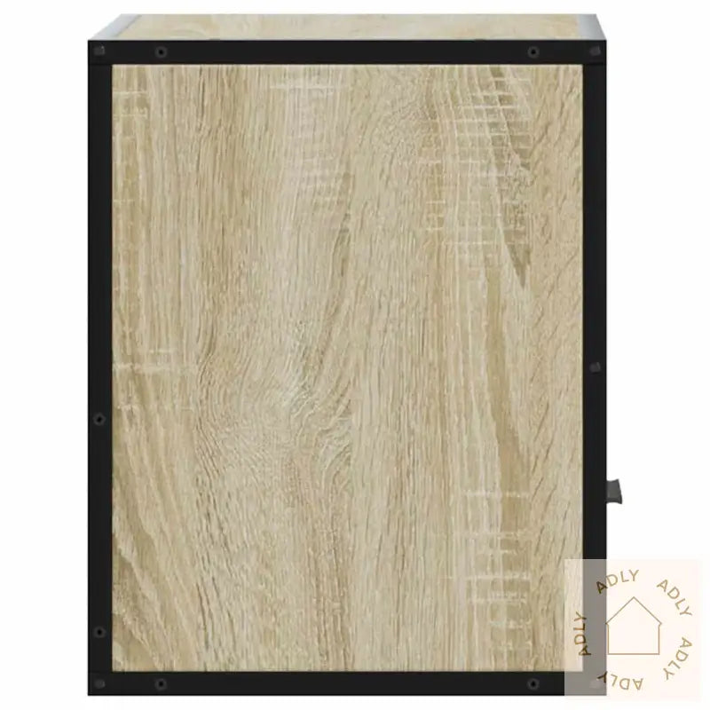 Veggmonterte Nattbord 2 Stk Sonoma Eik 40X31X39,5 Cm