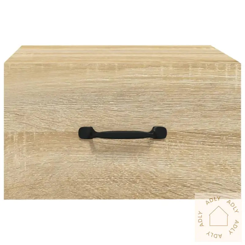 Veggmontert Nattbord 2 Stk Sonoma Eik 35X35X20 Cm