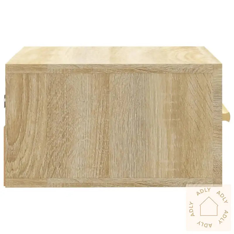 Veggmontert Nattbord 2 Stk Sonoma Eik 35X35X20 Cm