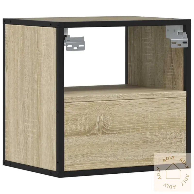 Veggmontert Nattbord Sonoma Eik 40X31X39,5 Cm