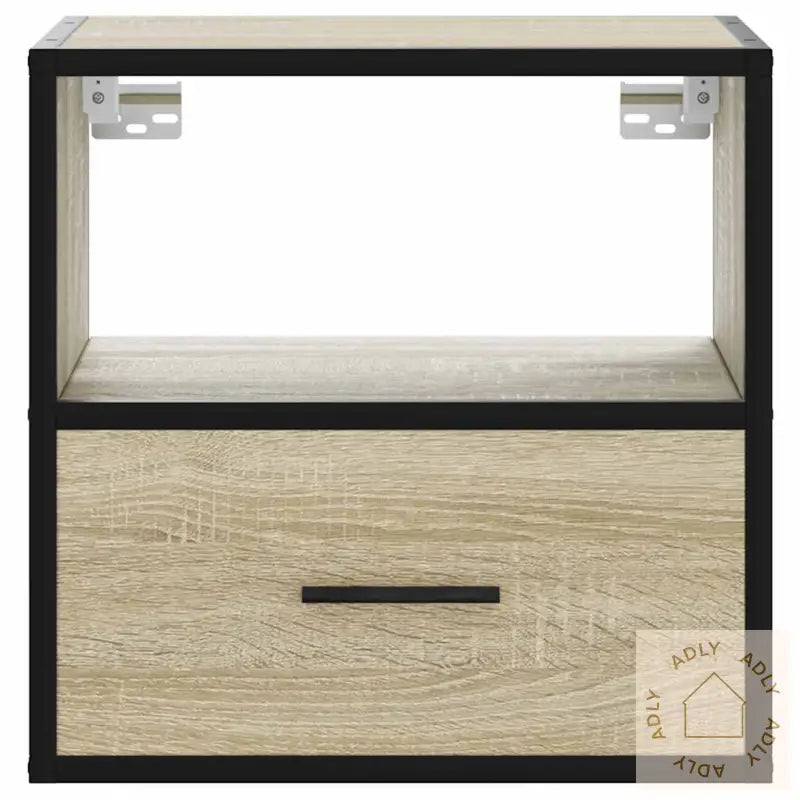 Veggmontert Nattbord Sonoma Eik 40X31X39,5 Cm