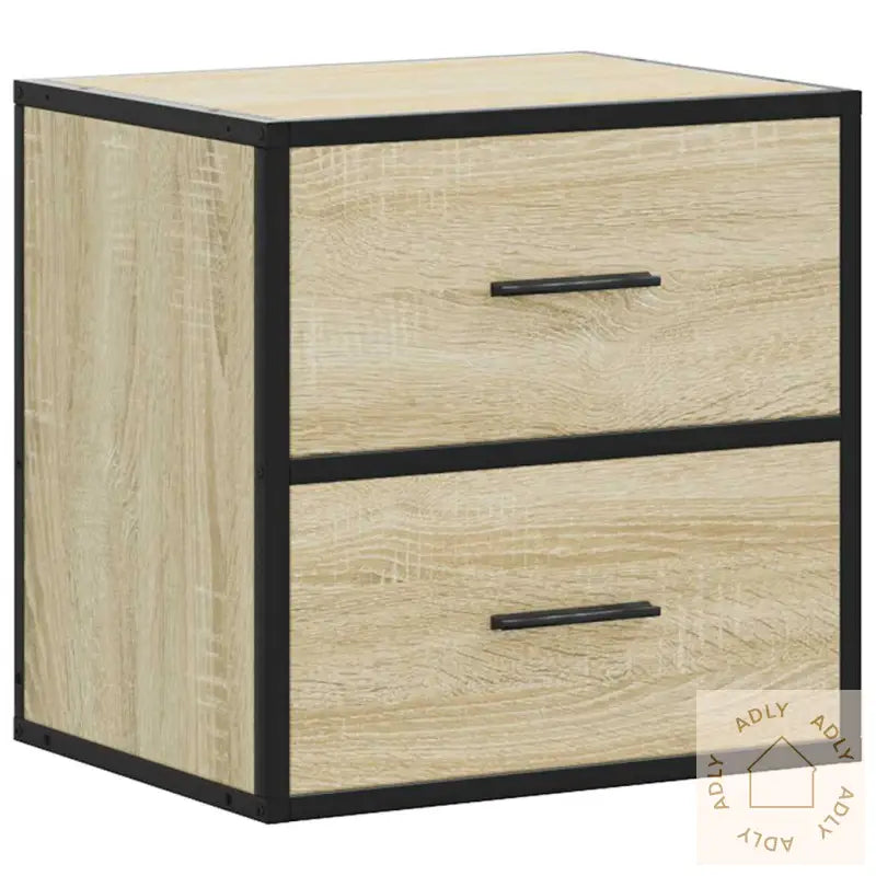 Veggmontert Nattbord Sonoma Eik 40X31X39,5 Cm