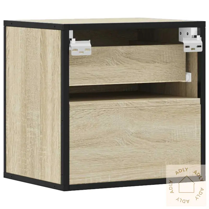 Veggmontert Nattbord Sonoma Eik 40X31X39,5 Cm