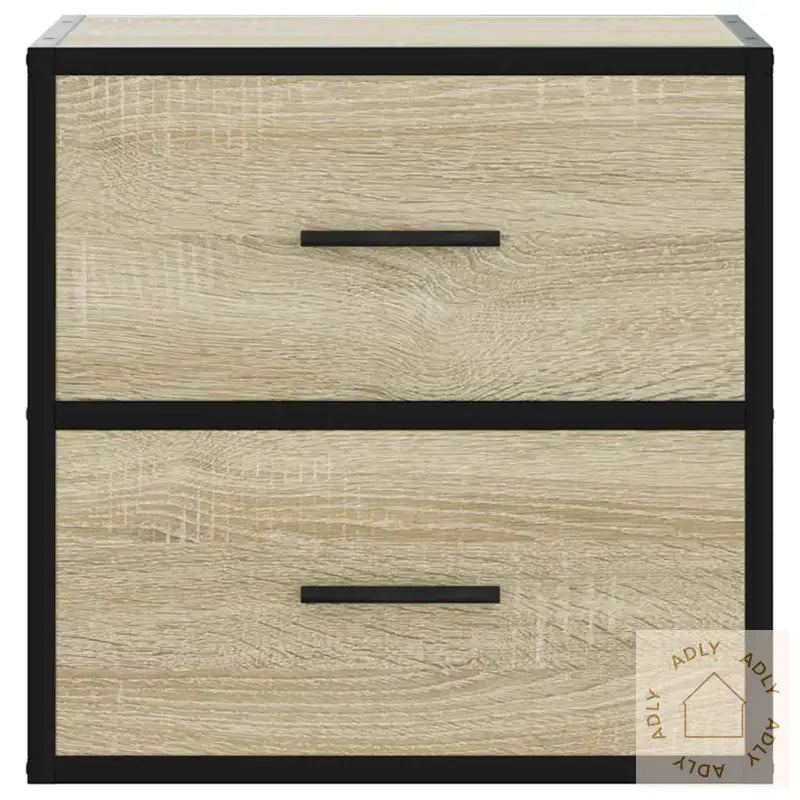 Veggmontert Nattbord Sonoma Eik 40X31X39,5 Cm