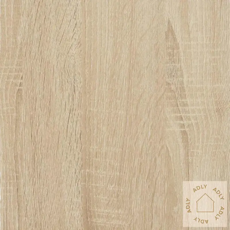 Light brown sonoma eik vegghengt nattbord med trestruktur som passer perfekt ved sengen