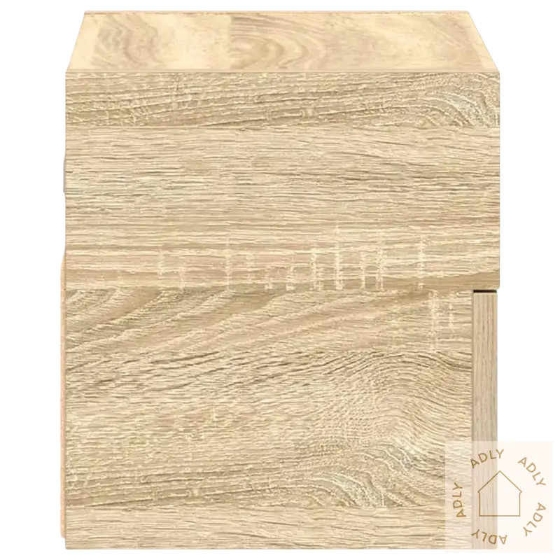 Vegghengt nattbord i Sonoma Eik som passer perfekt ved sengen