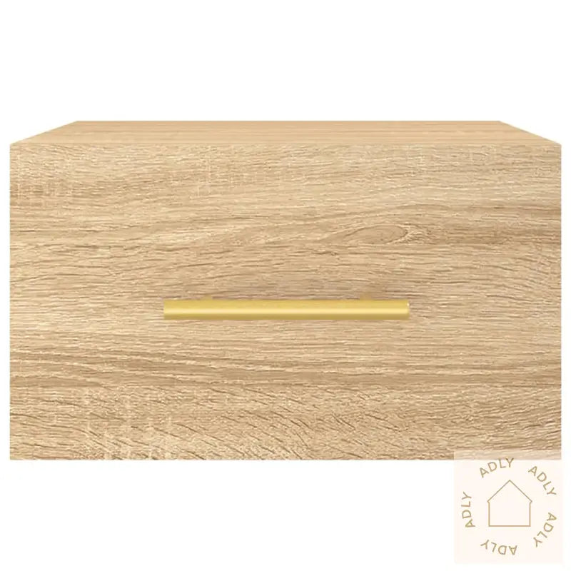 Veggmontert Nattbord Sonoma Eik 35X35X20 Cm