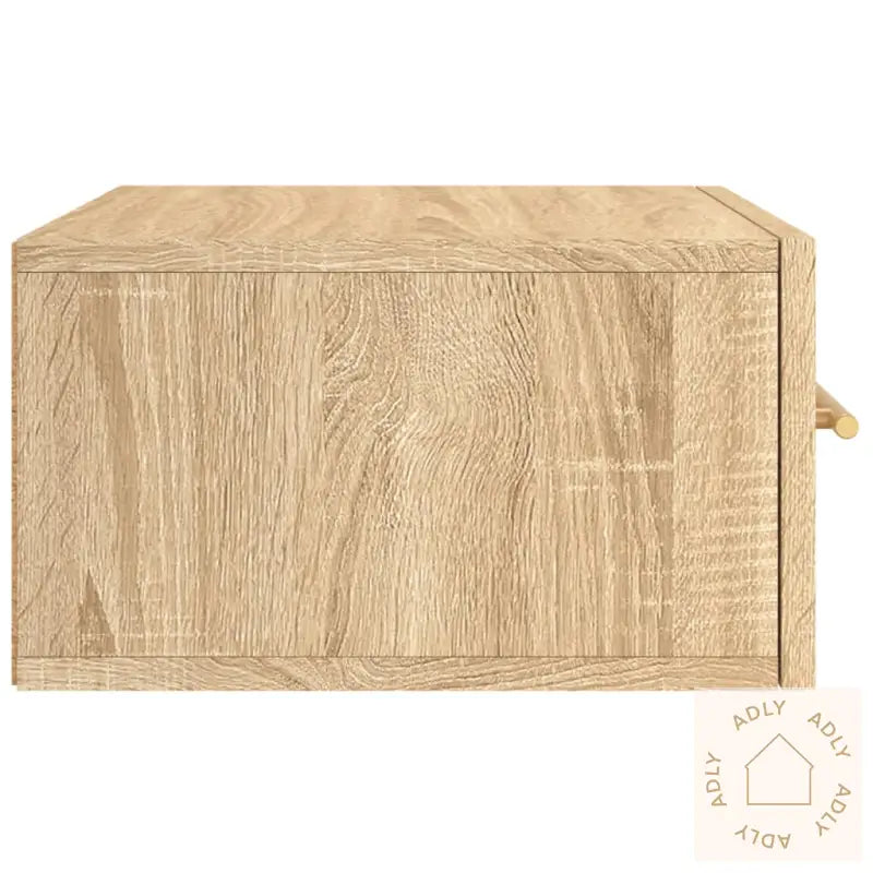 Veggmontert Nattbord Sonoma Eik 35X35X20 Cm