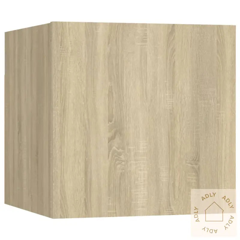 Nattbord 2 Stk Sonoma Eik 30,5X30X30 Cm Konstruert Tre