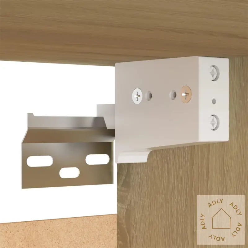 Nattbord Sonoma Eik 30,5X30X30 Cm Konstruert Tre