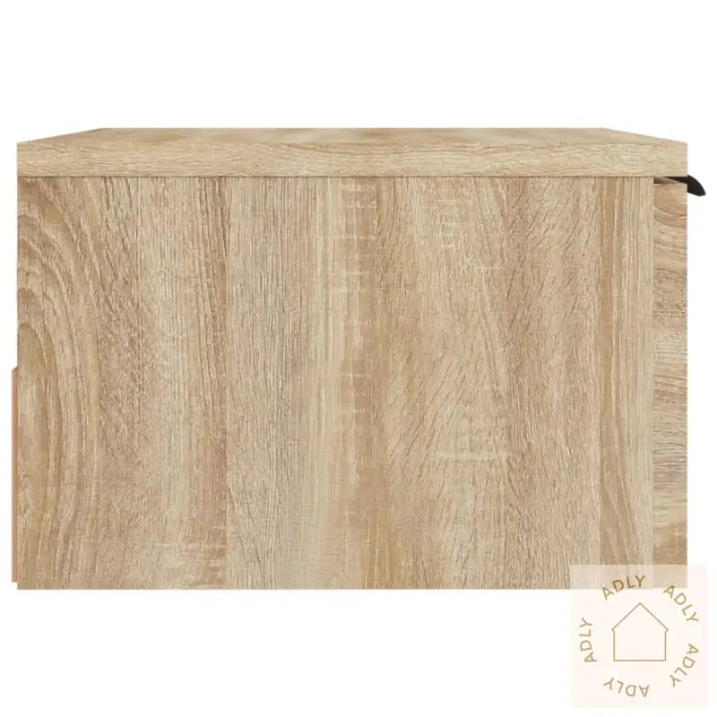 Veggmonterte Nattbord 2 Stk Sonoma Eik 34X30X20 Cm