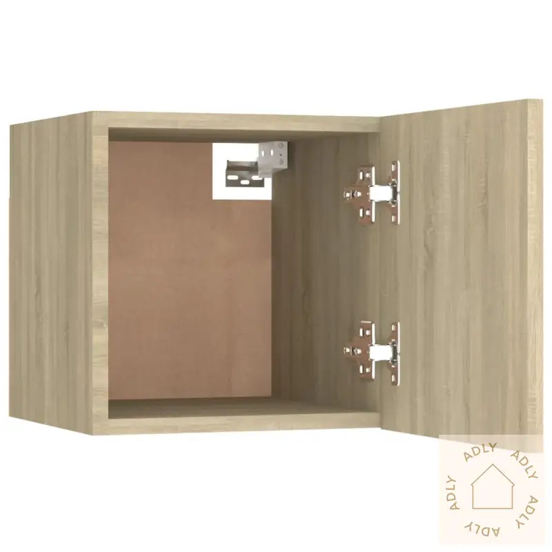 Nattbord Sonoma Eik 30,5X30X30 Cm Konstruert Tre