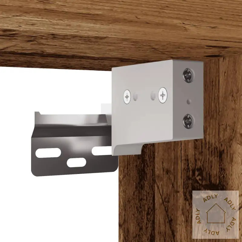 Veggmontert Nattbord Gammelt Tre 35X35X20 Cm